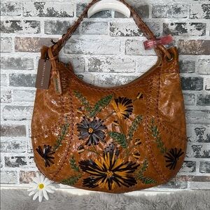 Isabella Fiore Flower Patch Hobo Handbag